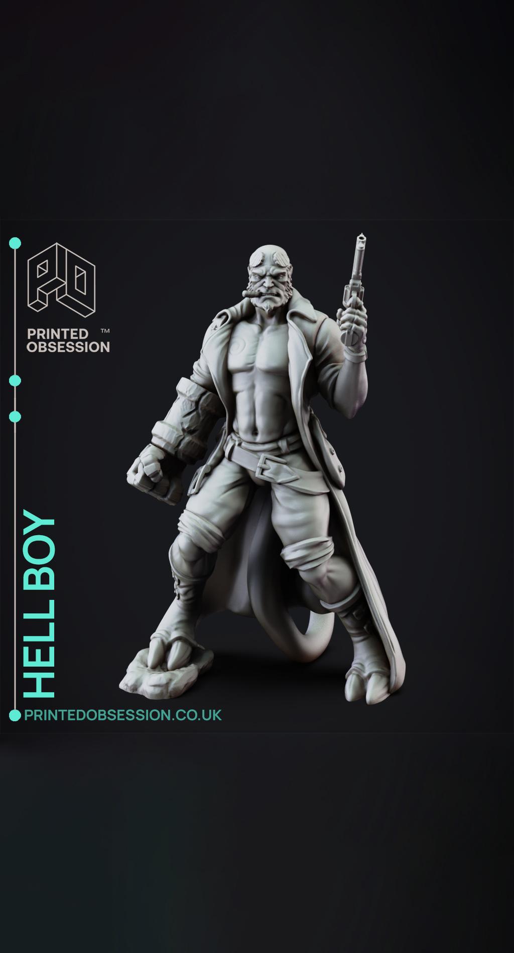 Hellboy - Fanart Model 3d model