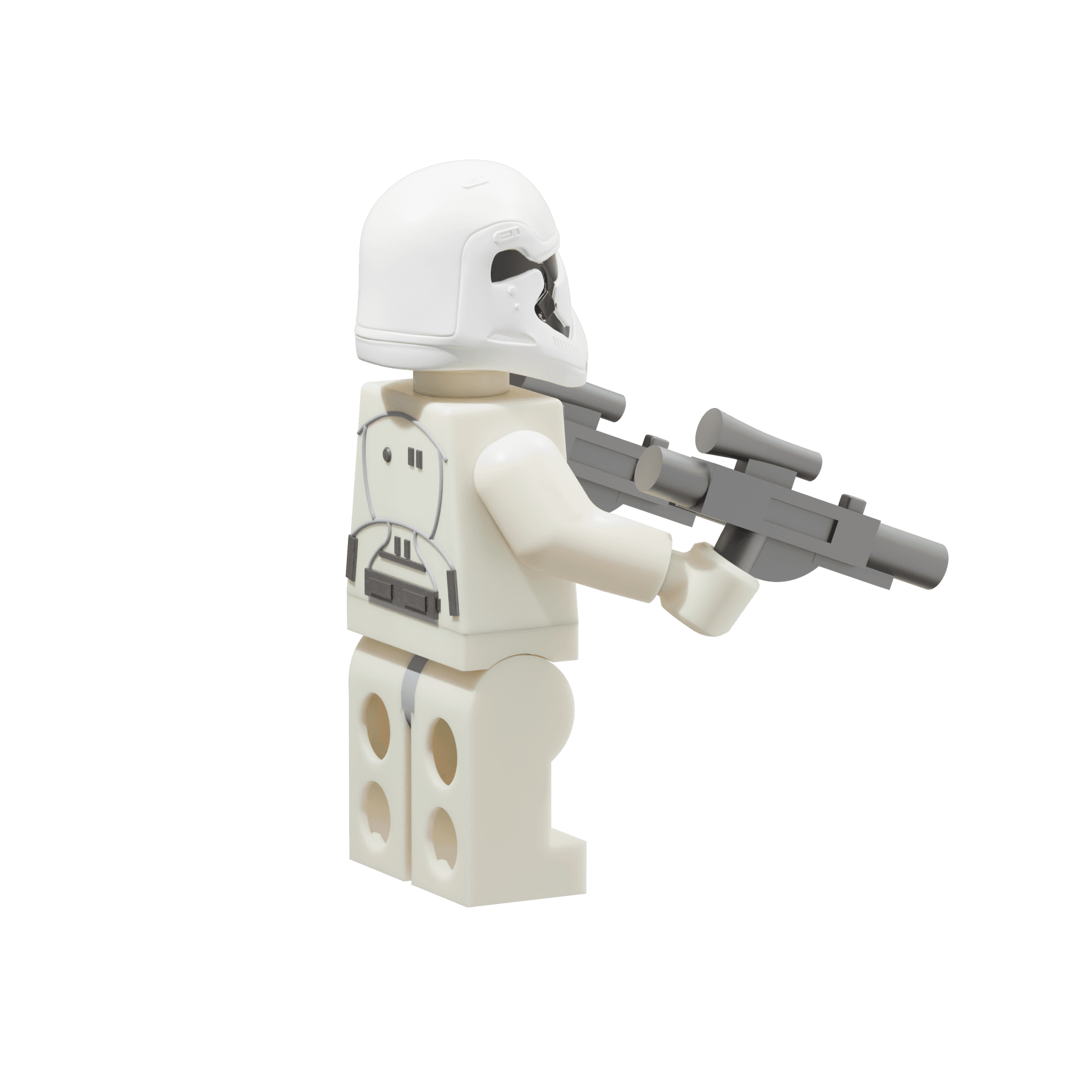 First Order Stormtrooper Lego Figure 3d model