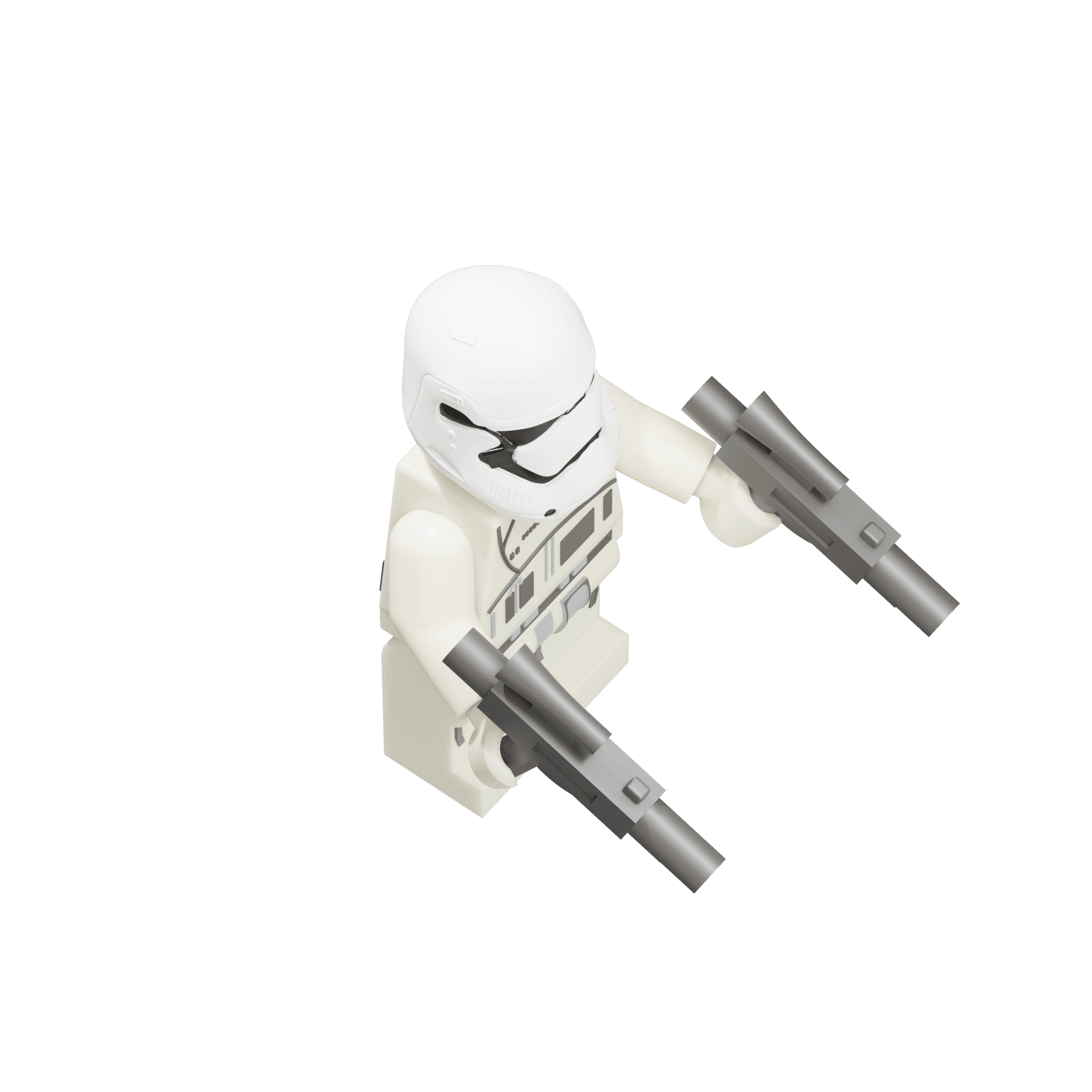 First Order Stormtrooper Lego Figure 3d model