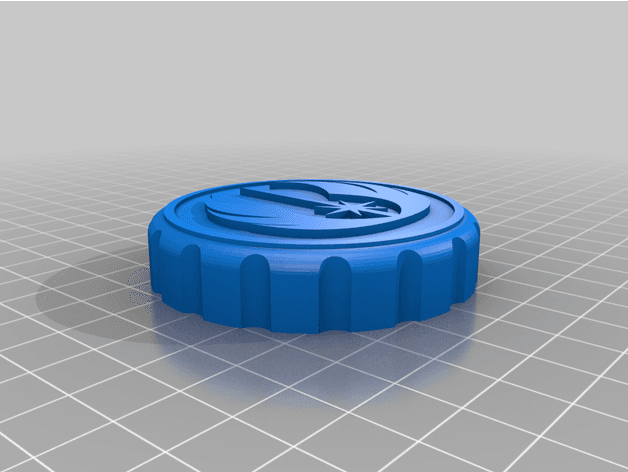 Star Wars - Jedi Order Stash Jar Lid 3d model