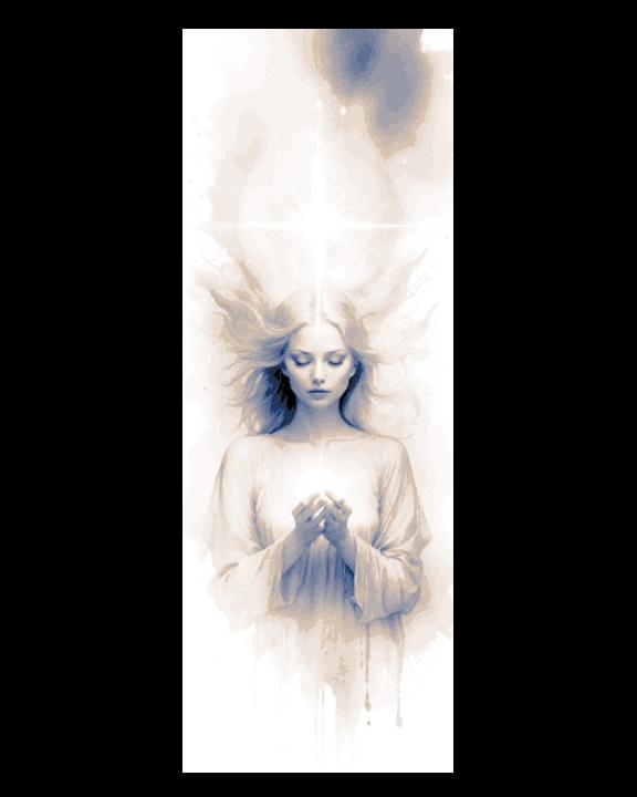 Showing the Power and Light from within Her - Set of 3 Bookmarks 3d model