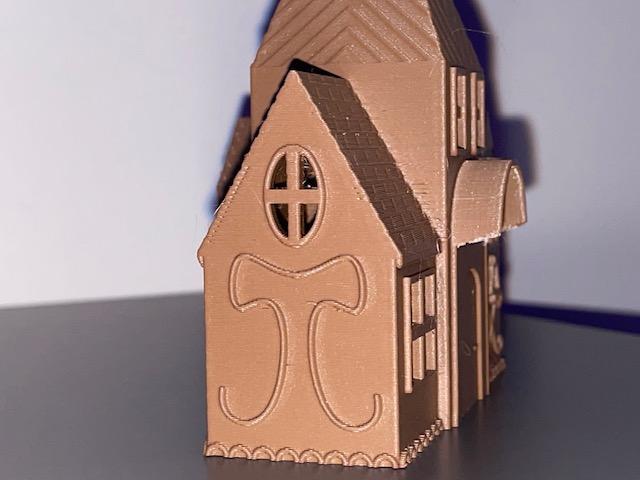 Holiday Gingerbread House Ornament 3d model