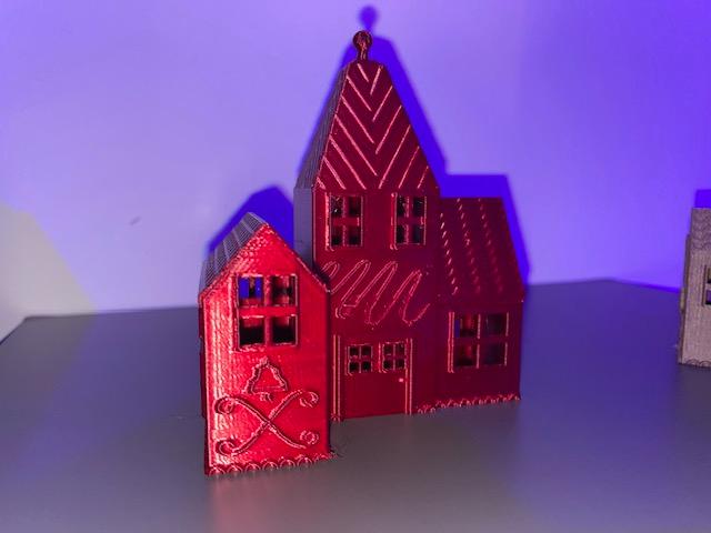 Holiday Gingerbread House Ornament 3d model