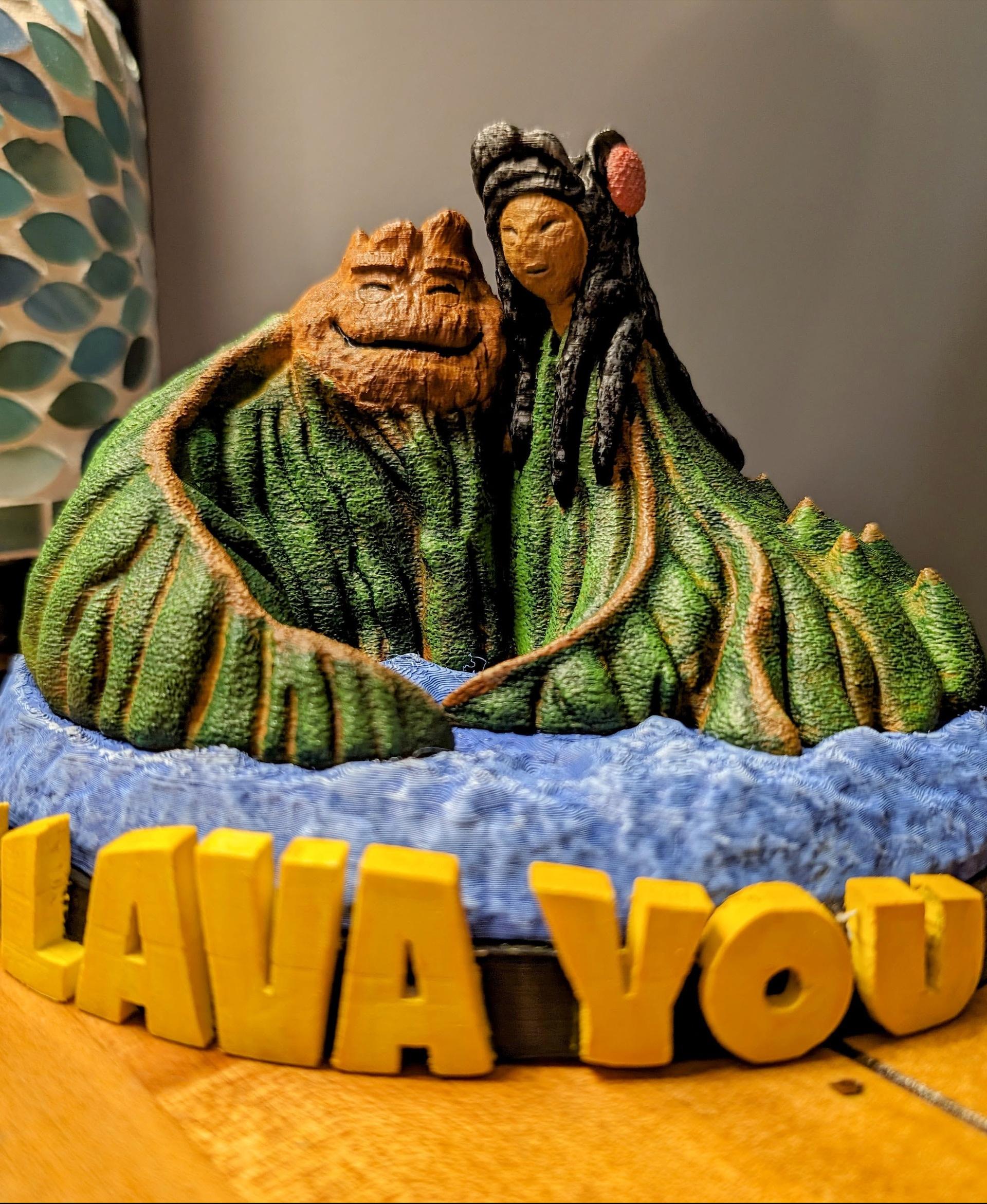 Uku & Lele (Lava) (Fanart) - Printed great. Loved the design.  - 3d model