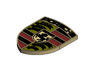 Porsche logo - #porch3ddesign - 3d model