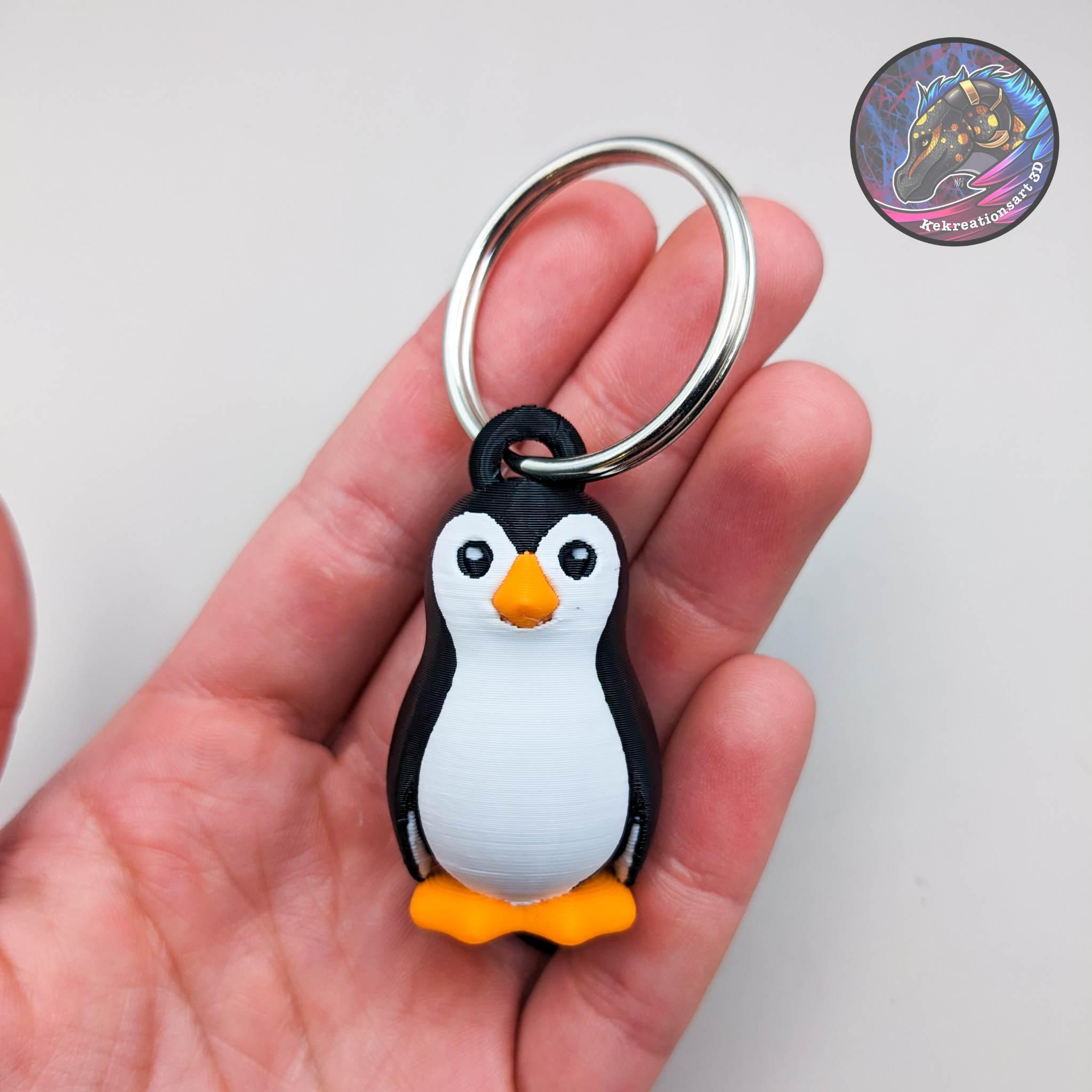 Penguin Keychain 3d model