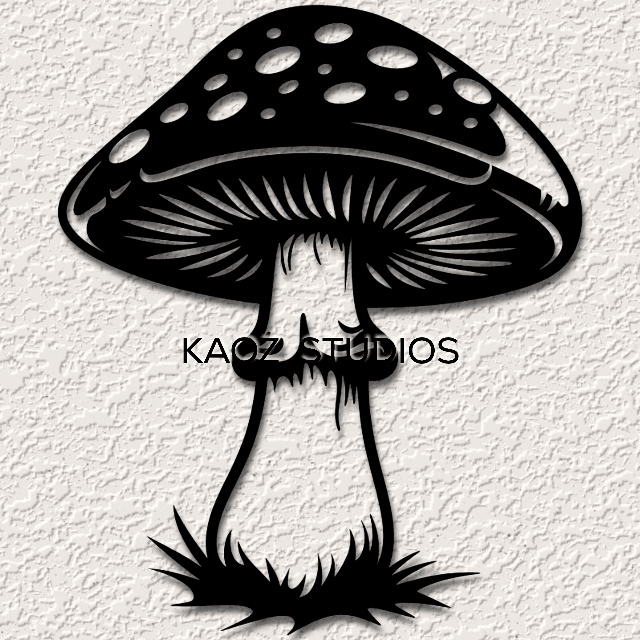 toadstool wall art mushroom wall decor enchanted garden decoration 3d model