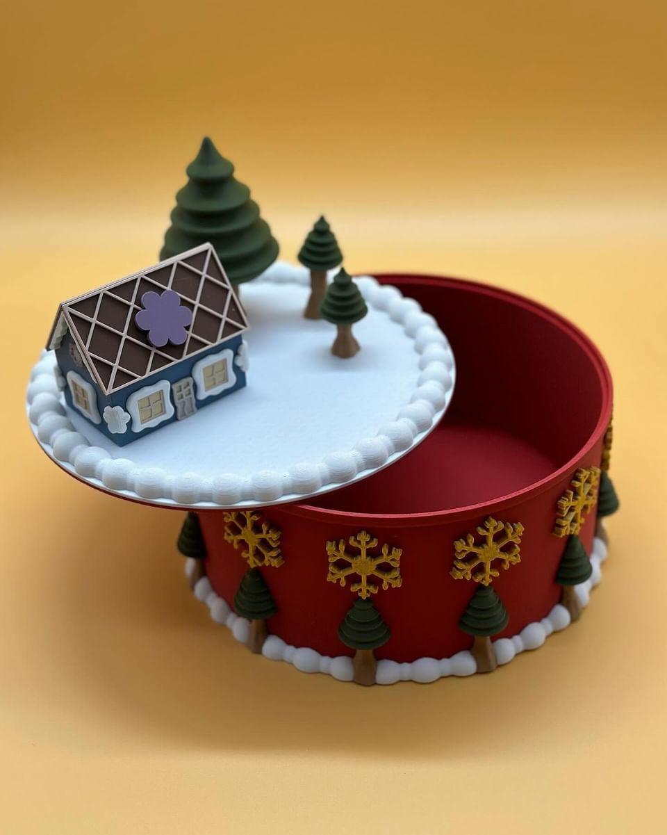 Christmas Cake 3d model