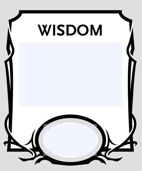 Dungeons & Dragons Ability Score Wisdom 3d model