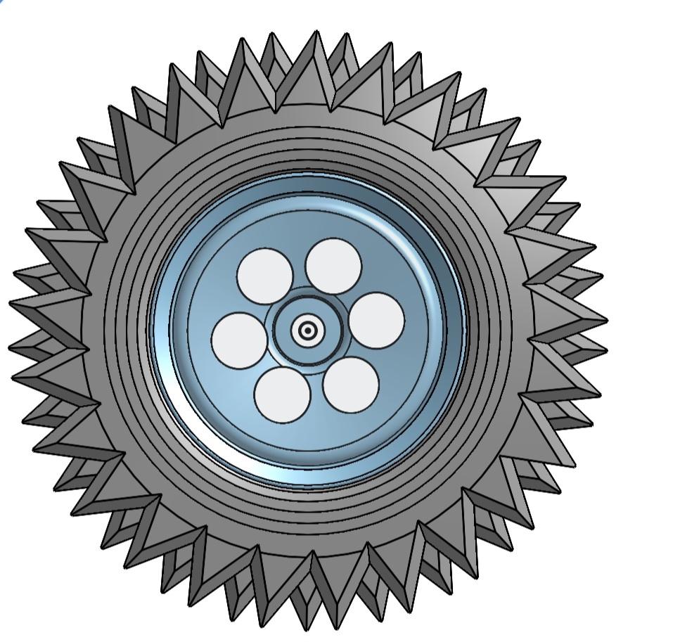 1/24 crawler wheel 3d model