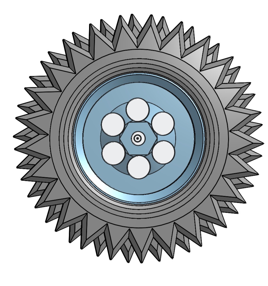 1/24 crawler wheel 3d model