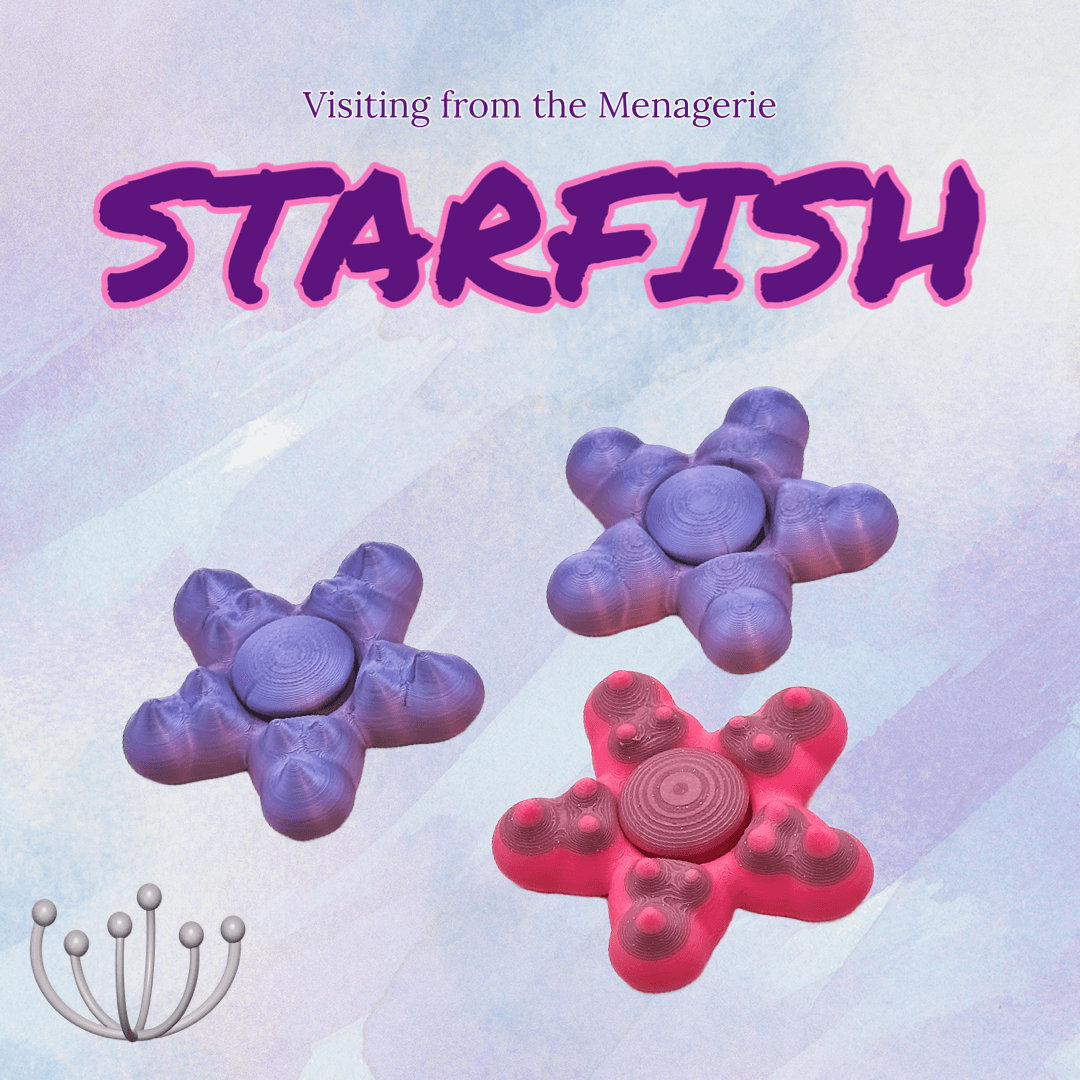 M3D - Chocolate Chip Starfish 3d model