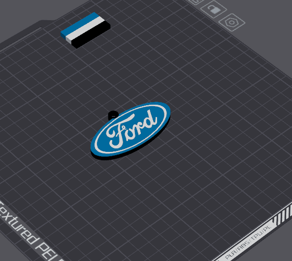 Keychain: Ford I 3d model