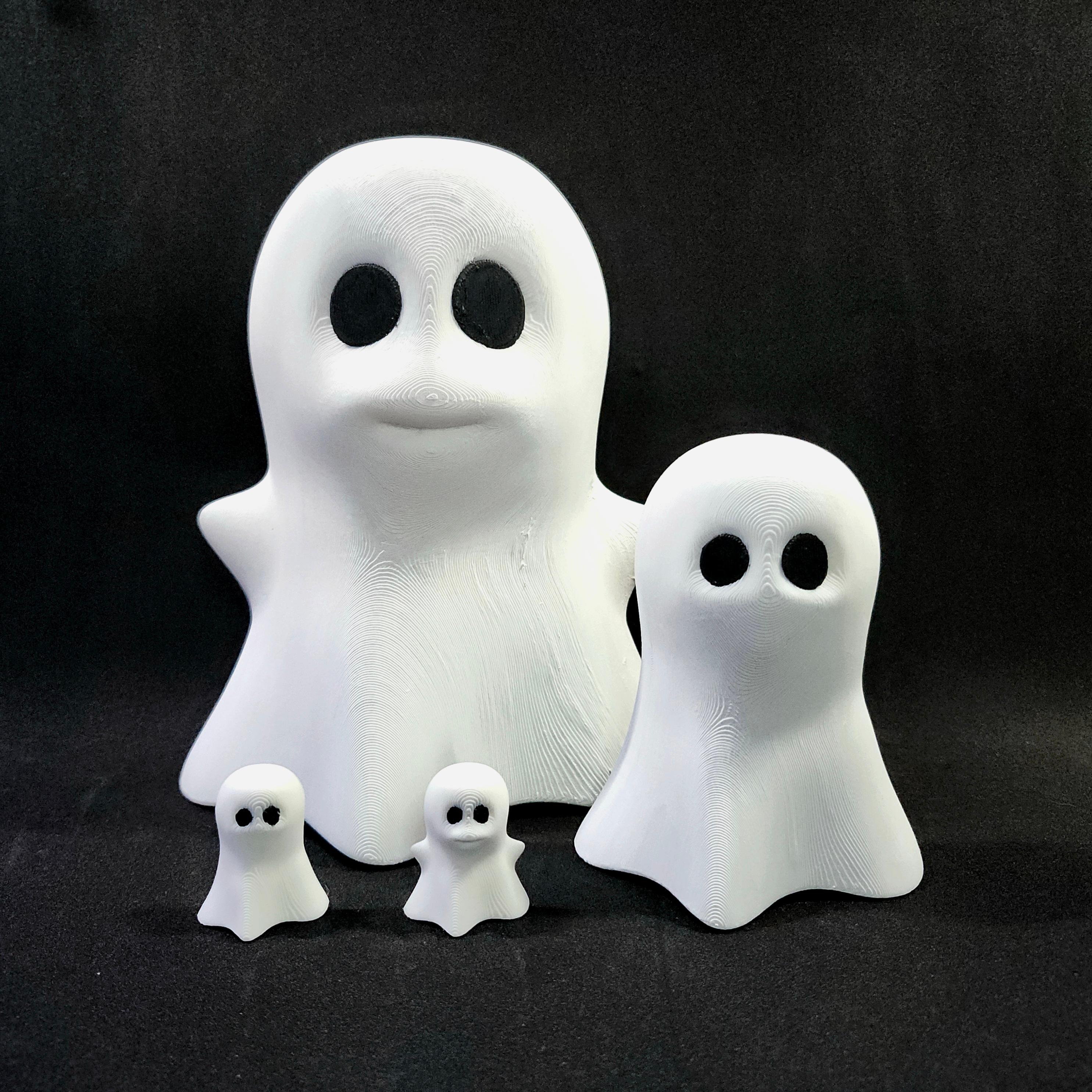 Happy / Spooky Ghost Pals Decorative 3D Wall Art Set :: SEASONAL [ Halloween 2024 ] 3d model