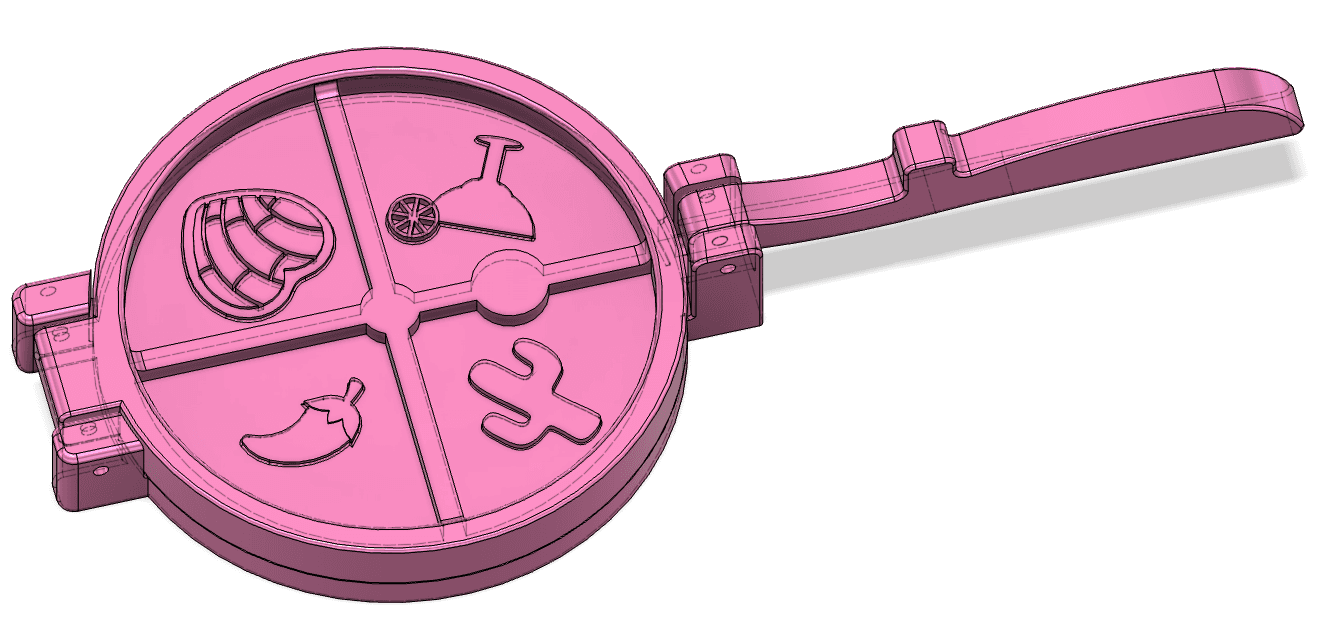 Mexican Tortilla Press 3d model