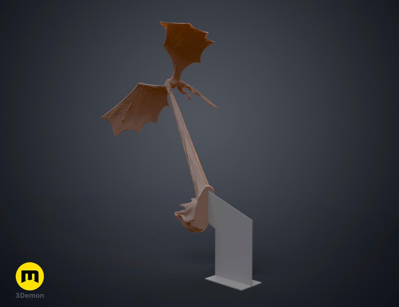 Flying Dragon Book Nook 3d model