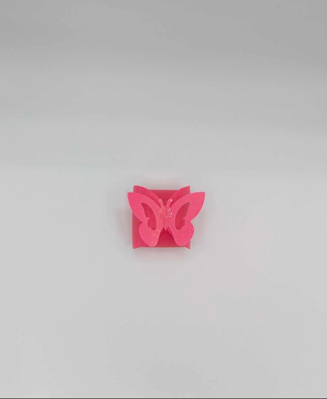 Folding Butterfly Gift Box 3d model