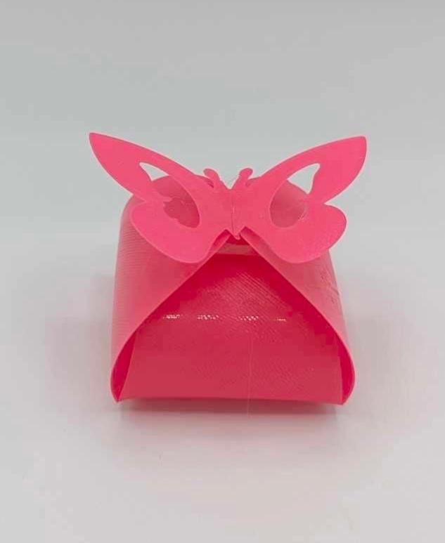 Folding Butterfly Gift Box 3d model