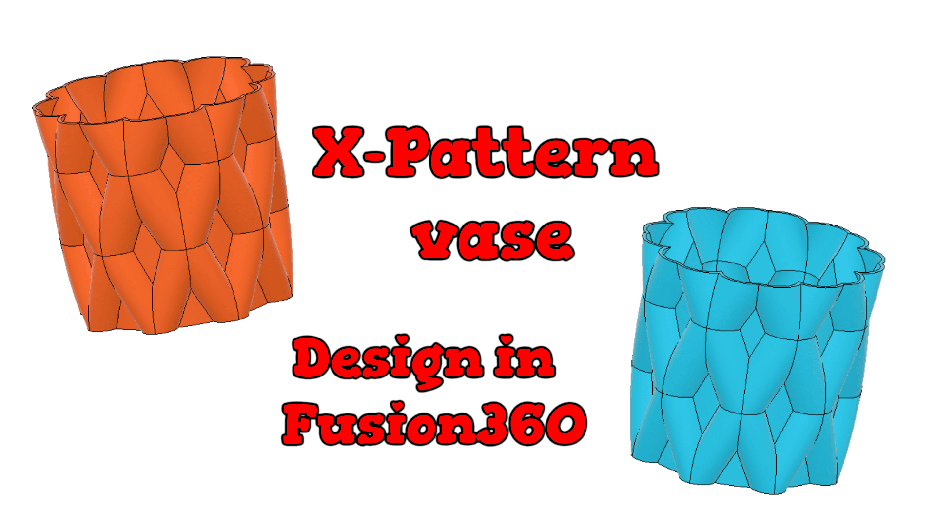 Pattern vase  3d model