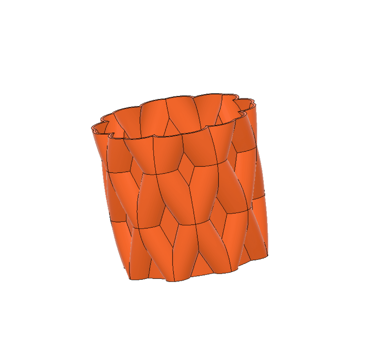 Pattern vase  3d model