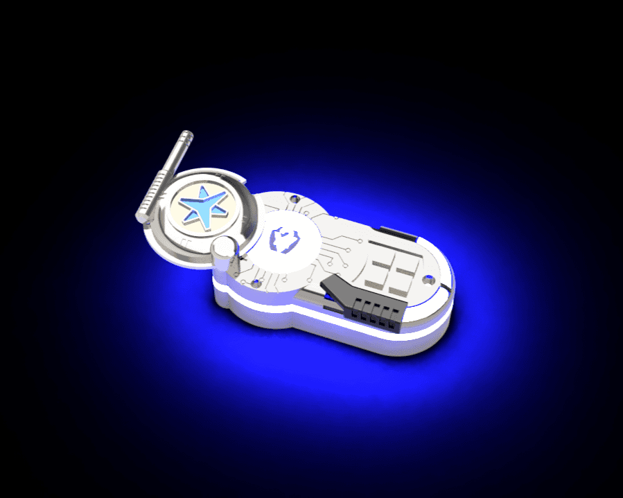 Lightspeed Rescue Morpher with LEDs 3d model