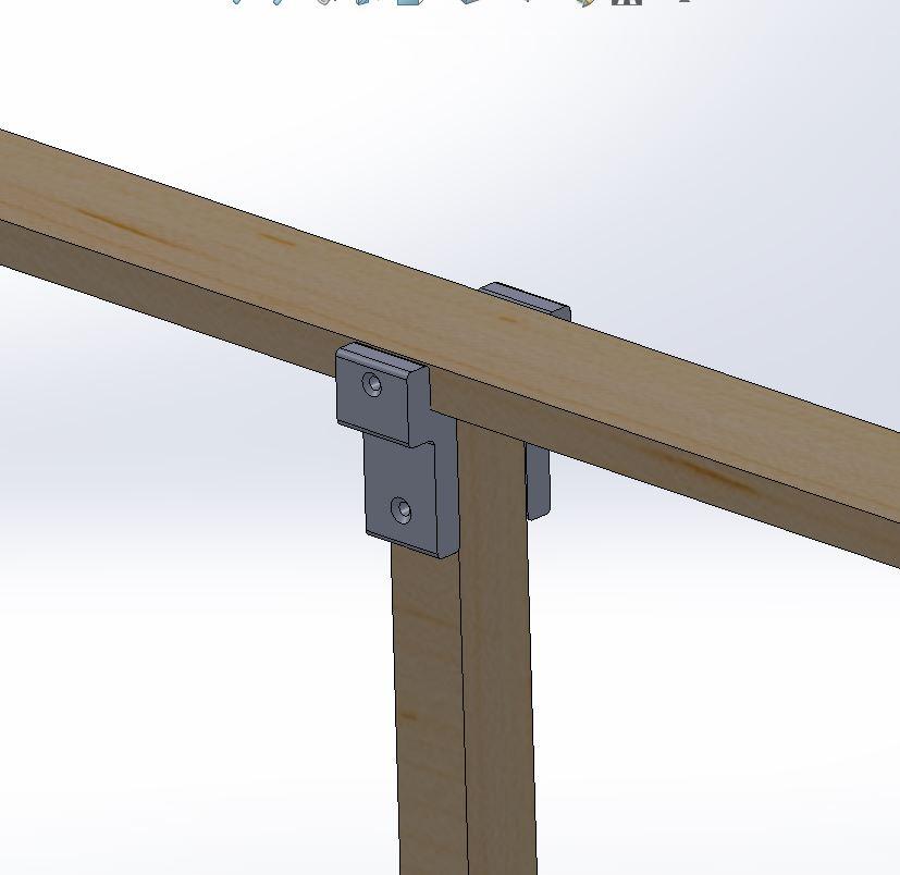 Bed Frame Bracket 3d model