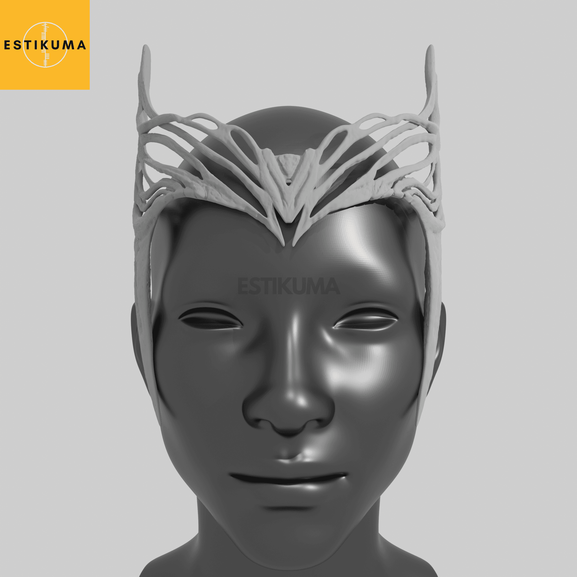 Scarlet Witch - Weathered & Clean Headpiece 3d model