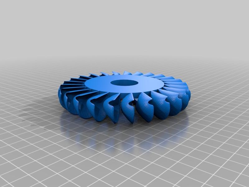 Pelton Turbine 3d model