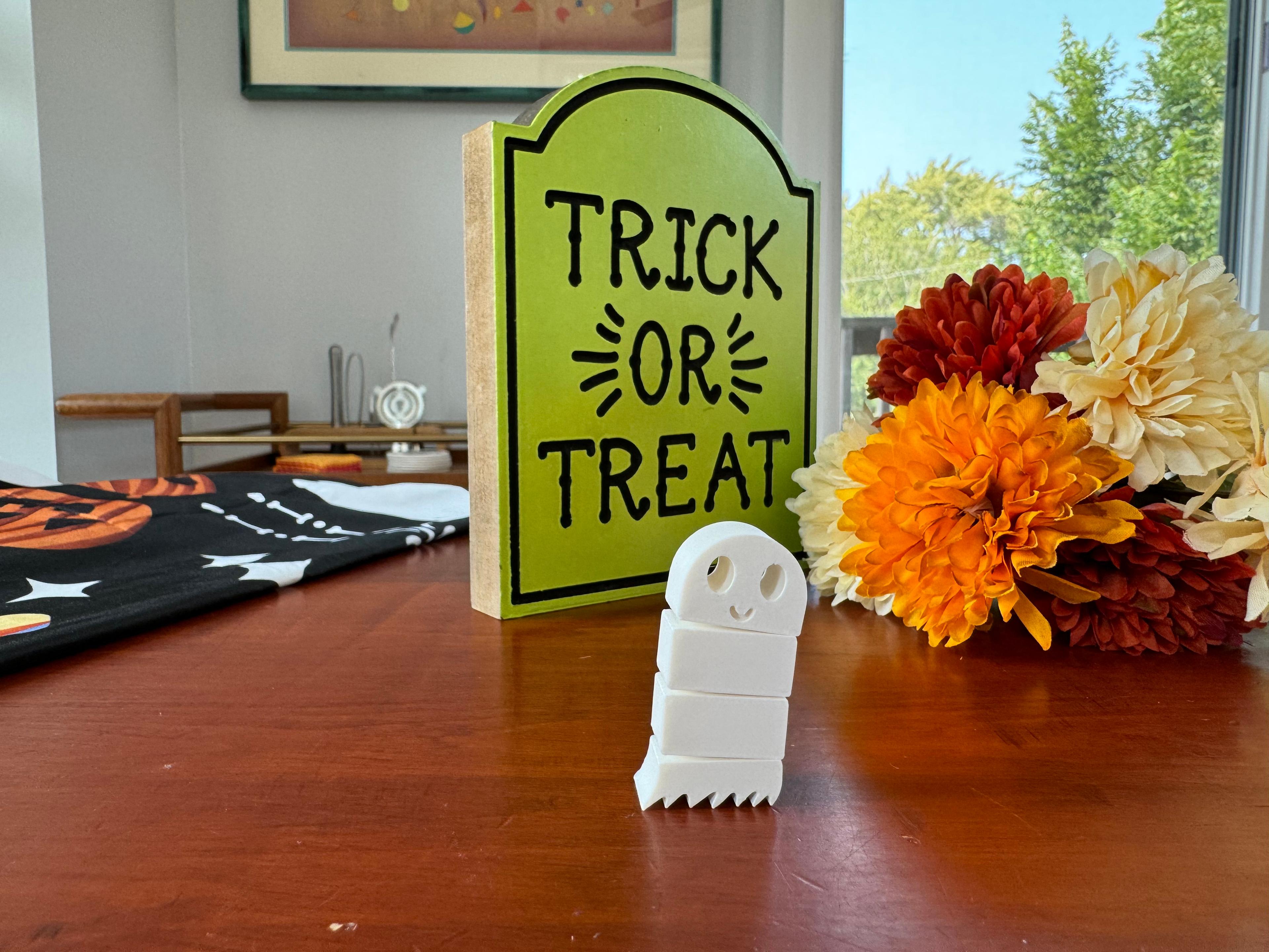 Flexi Articulated Ghost Halloween Decoration 3d model