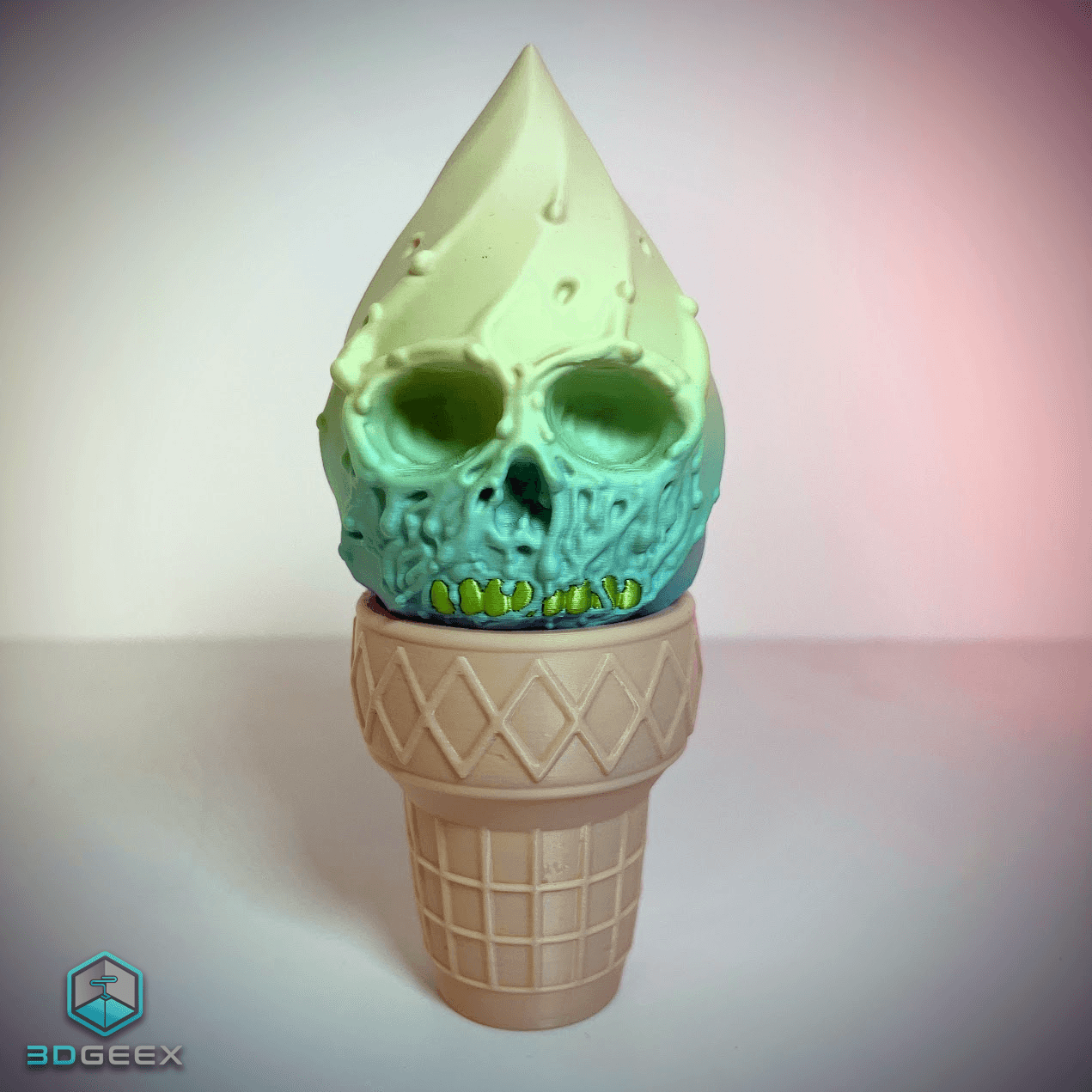 I Scream: Skull, Zombie & Ghostface 3d model