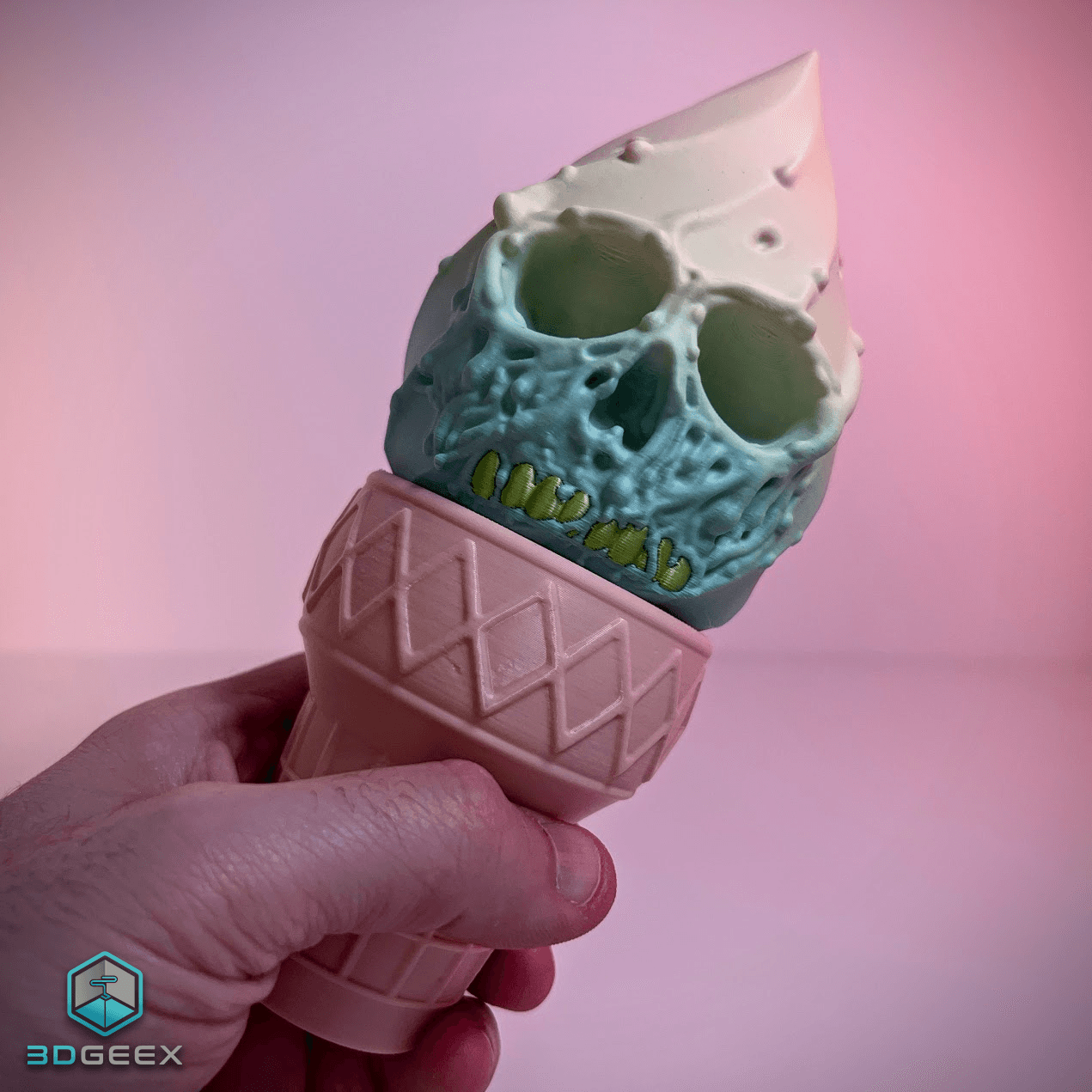 I Scream: Skull, Zombie & Ghostface 3d model