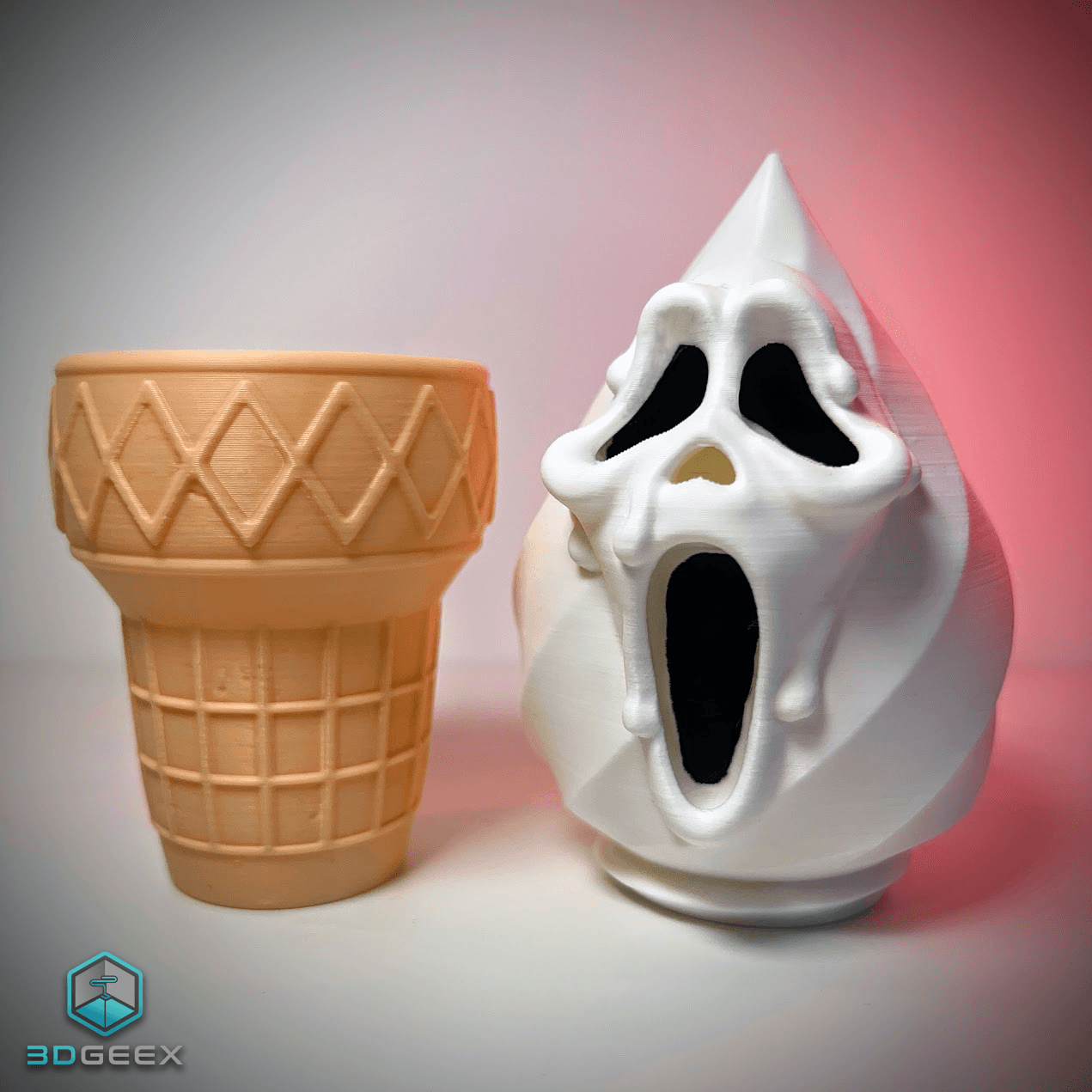 I Scream: Skull, Zombie & Ghostface 3d model