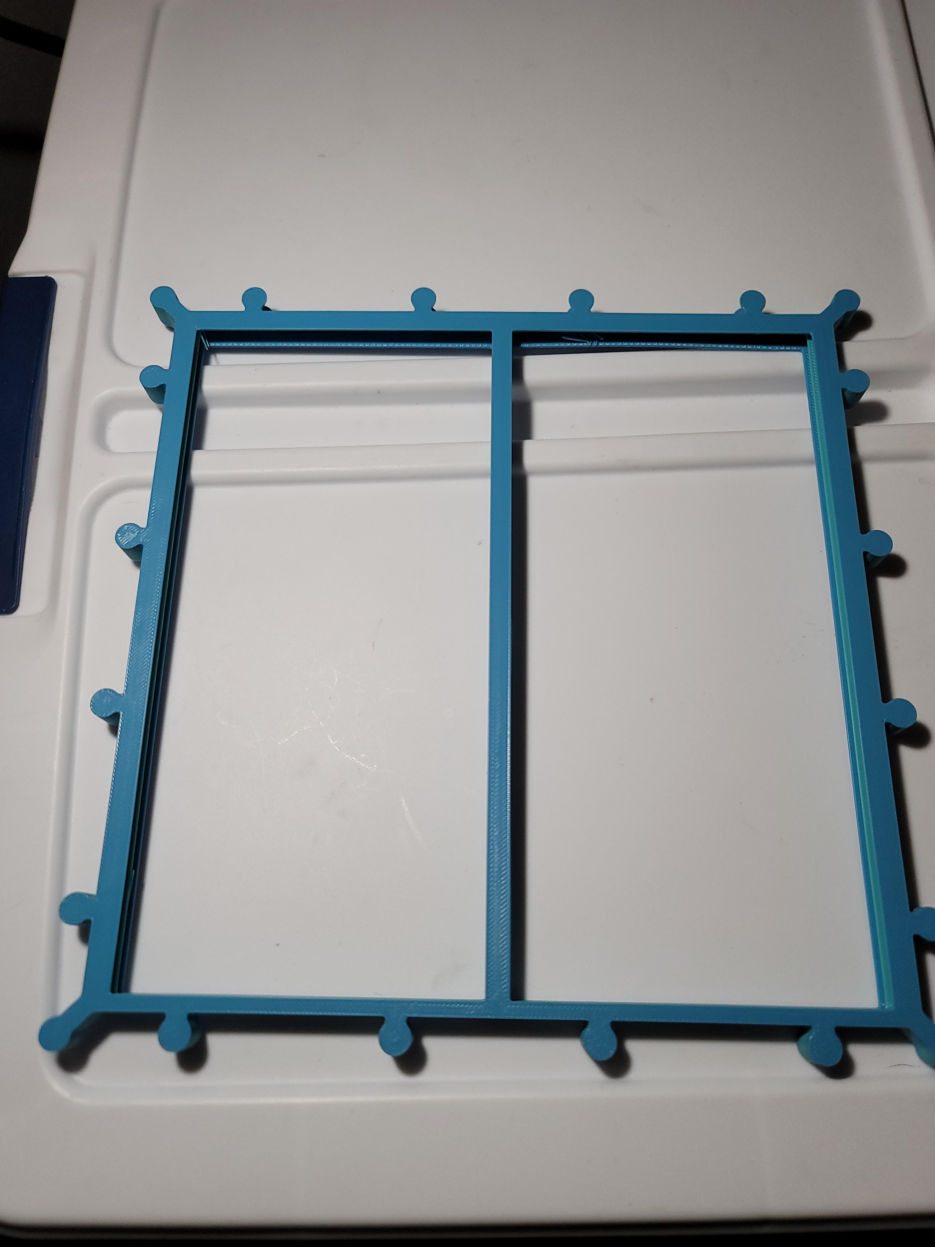 Enigma 0 4 slot frame - 90x180 mm hueforge photos.stl 3d model