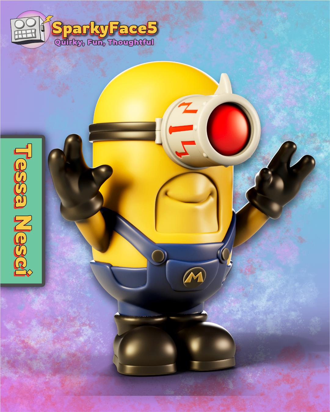 Mega Minion Mel - Laser Eye 3d model