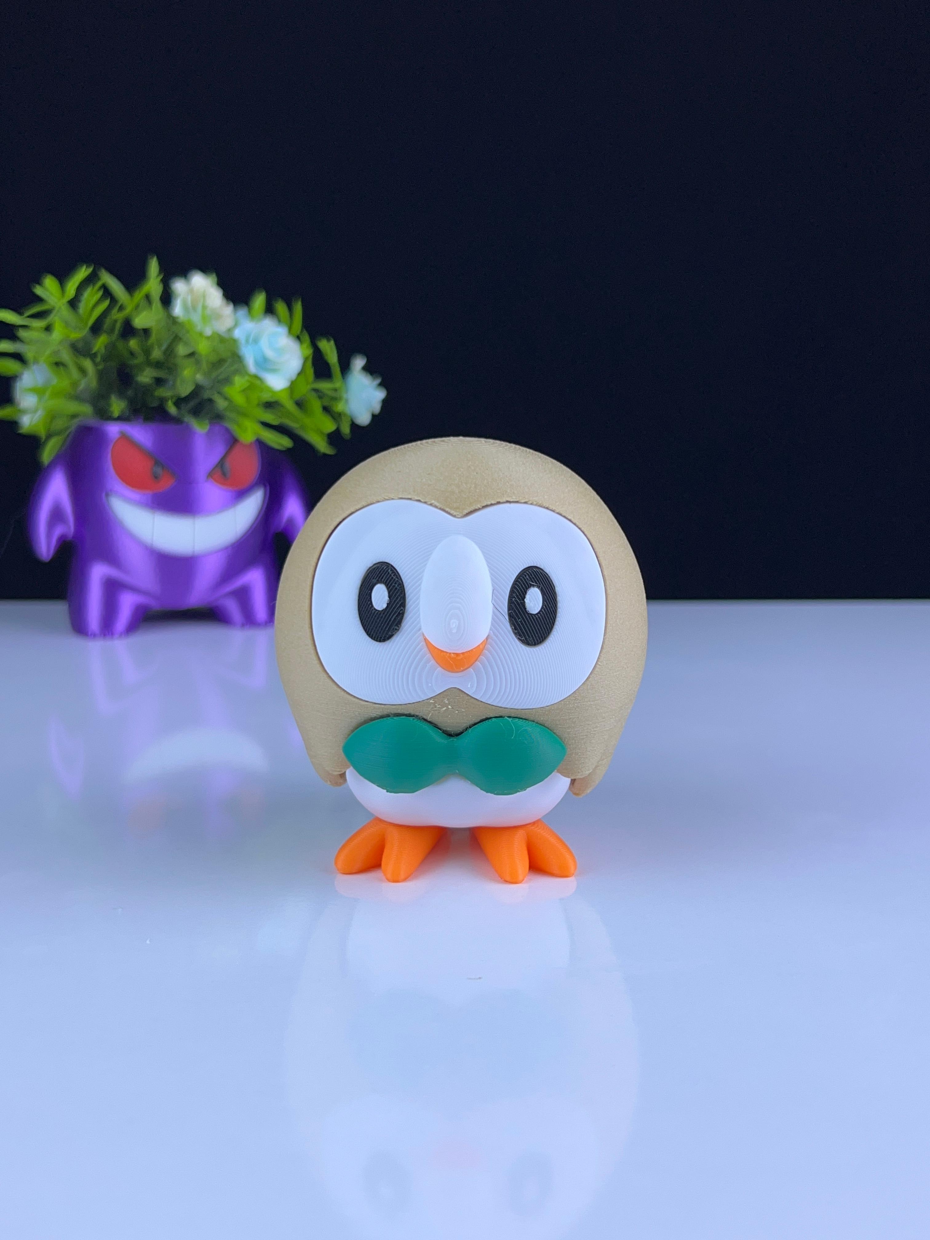 Rowlet Pokemon - Multipart 3d model