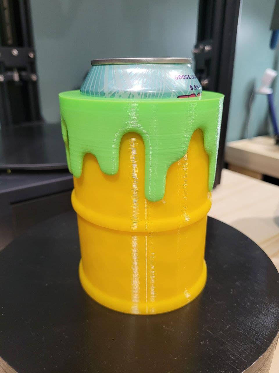 Dripping Waste Drum Beer Koozie 3d model