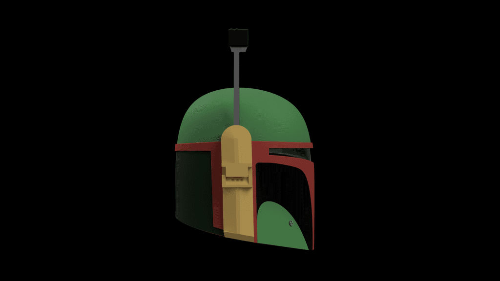 ESB Boba Fett Inspired Helmet 3d model