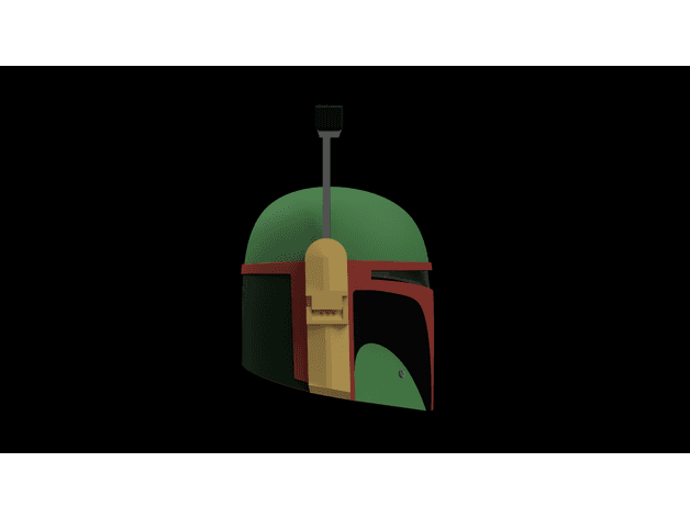 ESB Boba Fett Inspired Helmet 3d model