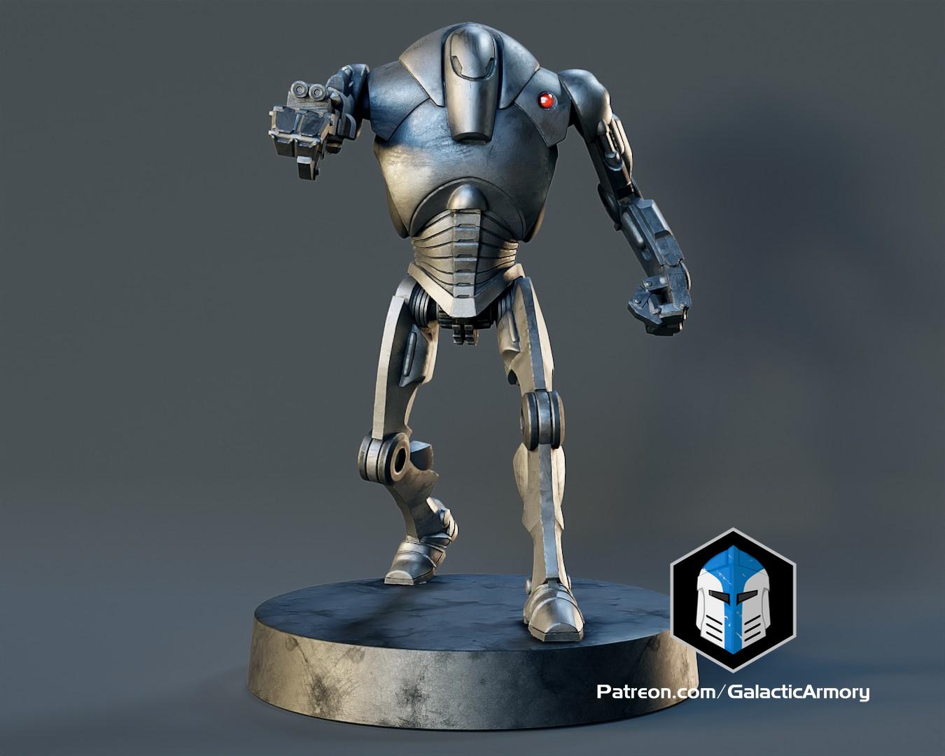 B2 Battle Droid Miniature 3d model