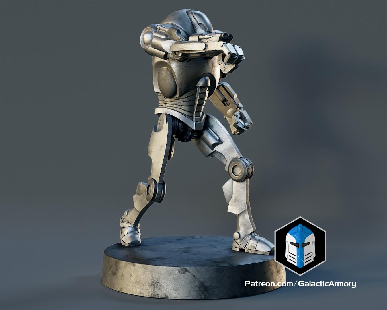 B2 Battle Droid Miniature 3d model