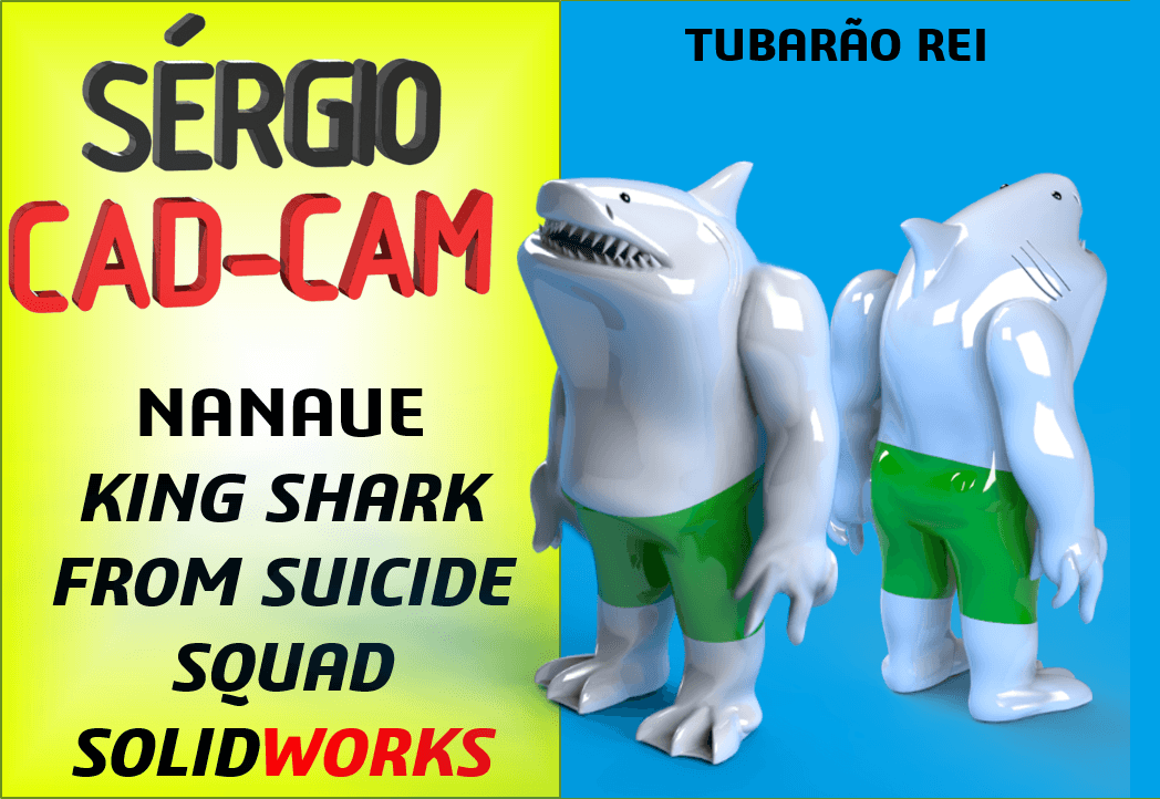 KING SHARK - NANAUE 3d model