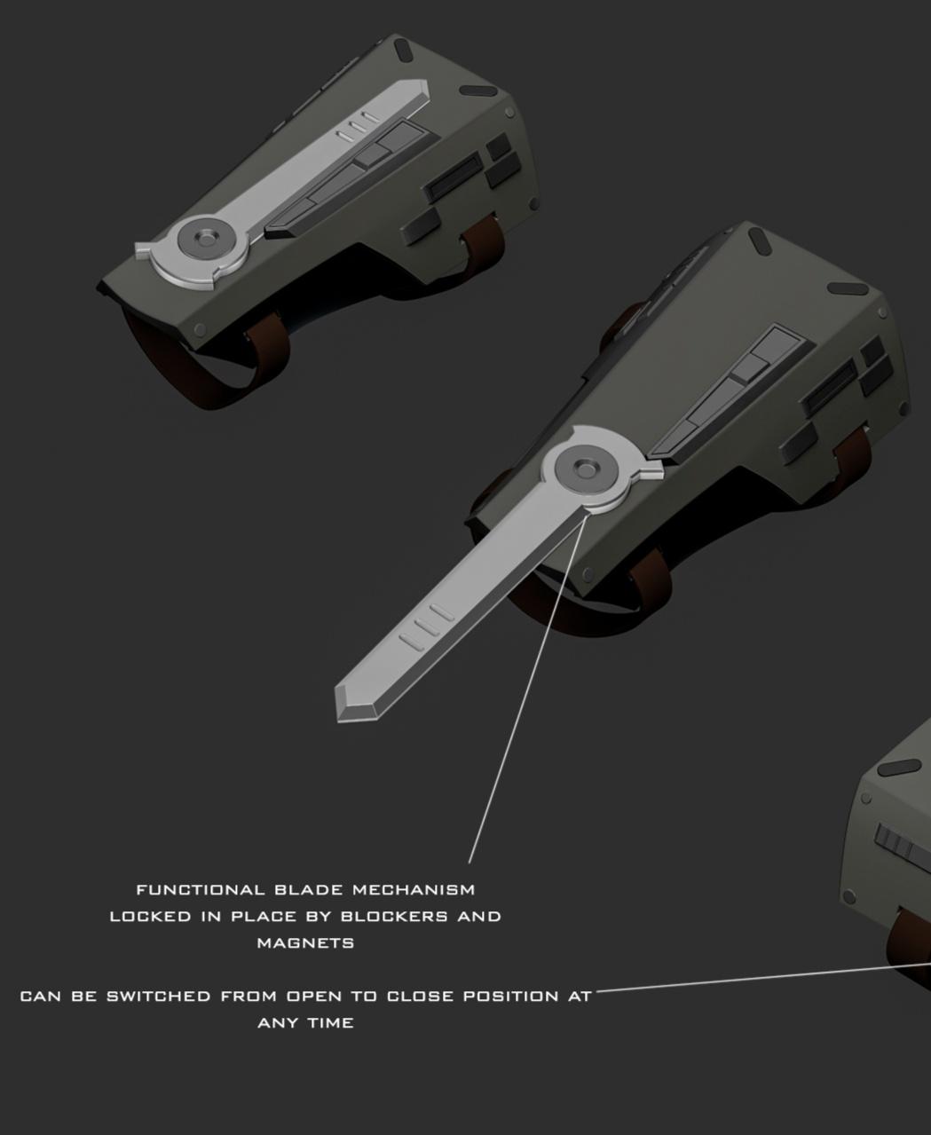 Beebox Vambrace 3d model