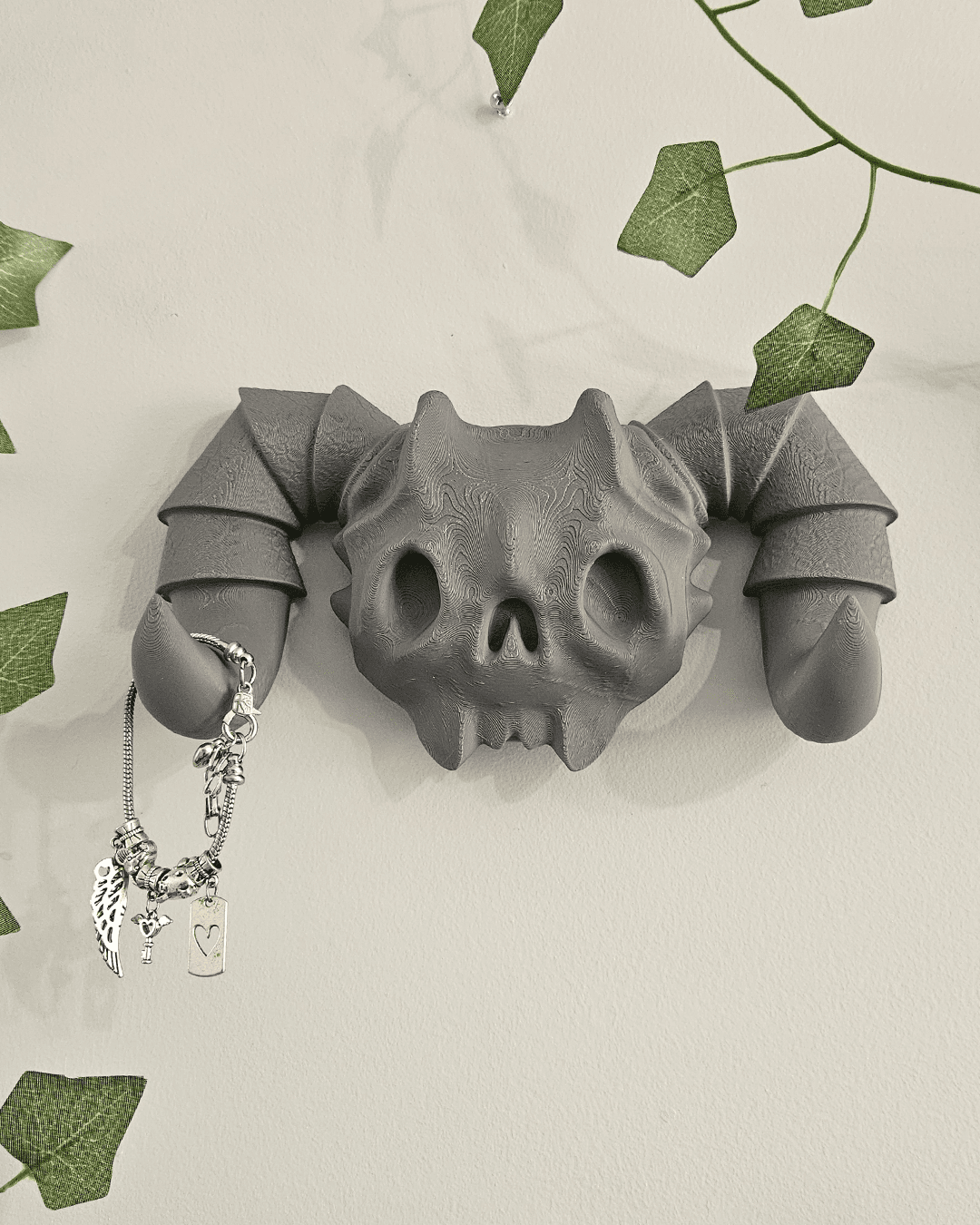 Demon Skull Wall Hook 3d model