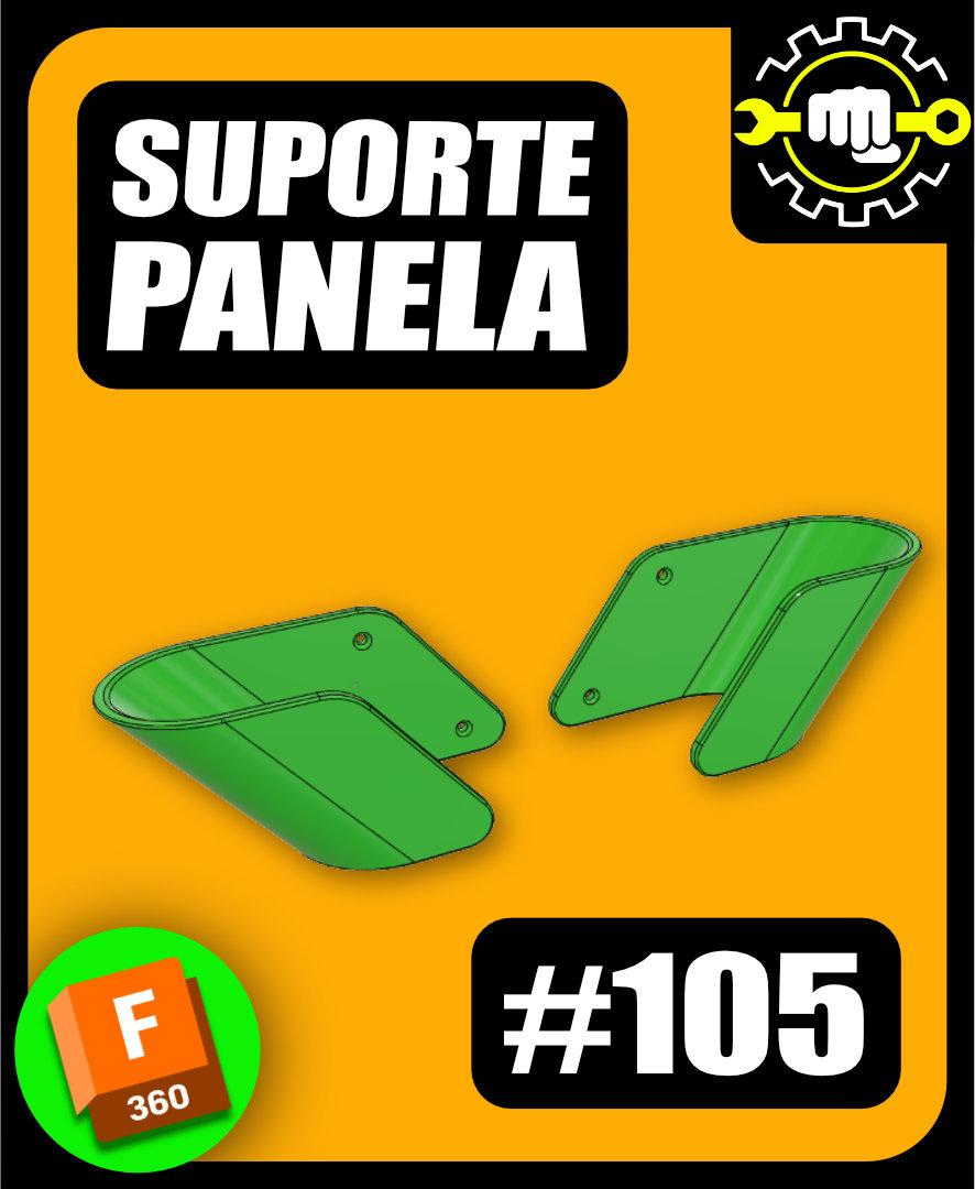 #105 Suporte Panela | Fusion | Projeto Raiz 3d model