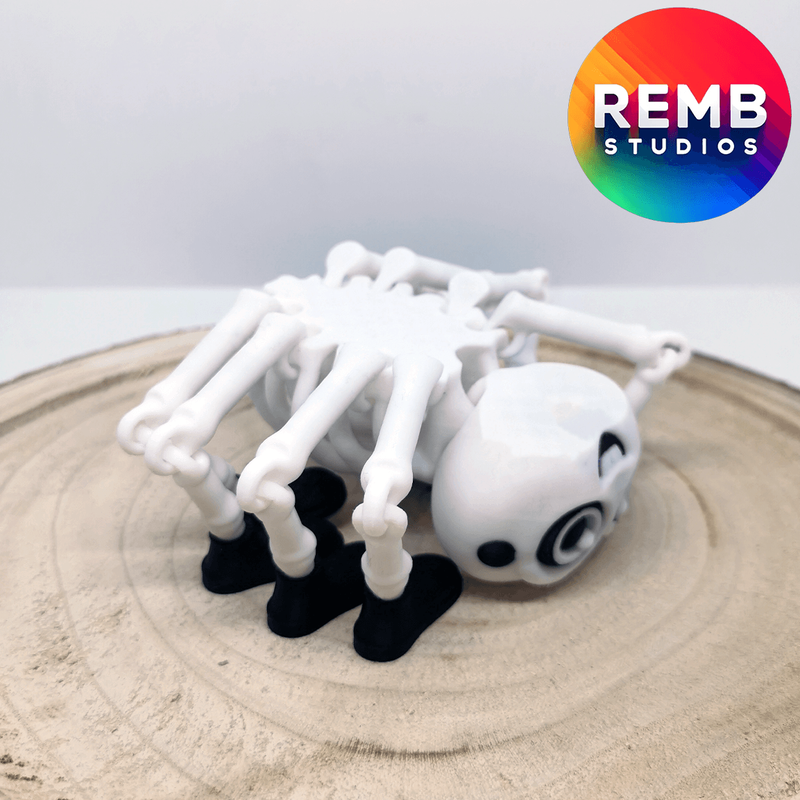 Flexi Skeleton Spider | Articulated Spider NO Support 3d model