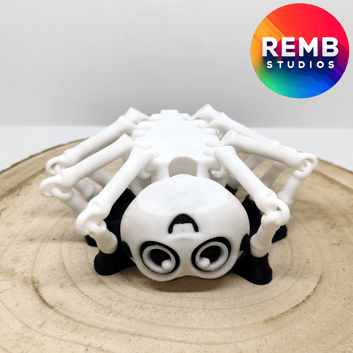 Flexi Skeleton Spider | Articulated Spider NO Support 3d model