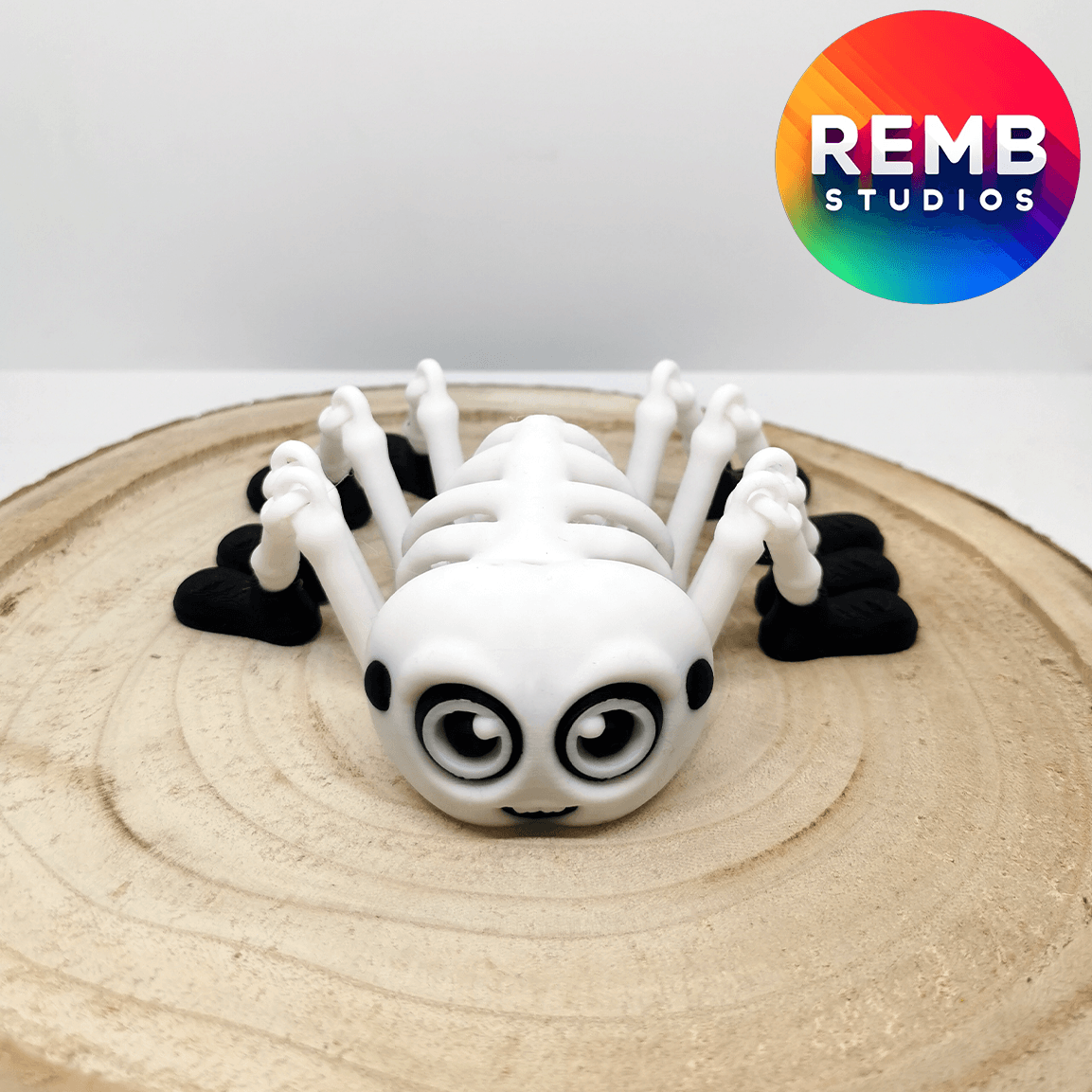 Flexi Skeleton Spider | Articulated Spider NO Support 3d model