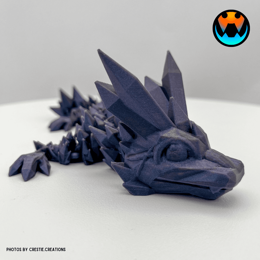 Baby Crystal Dragon 3d model