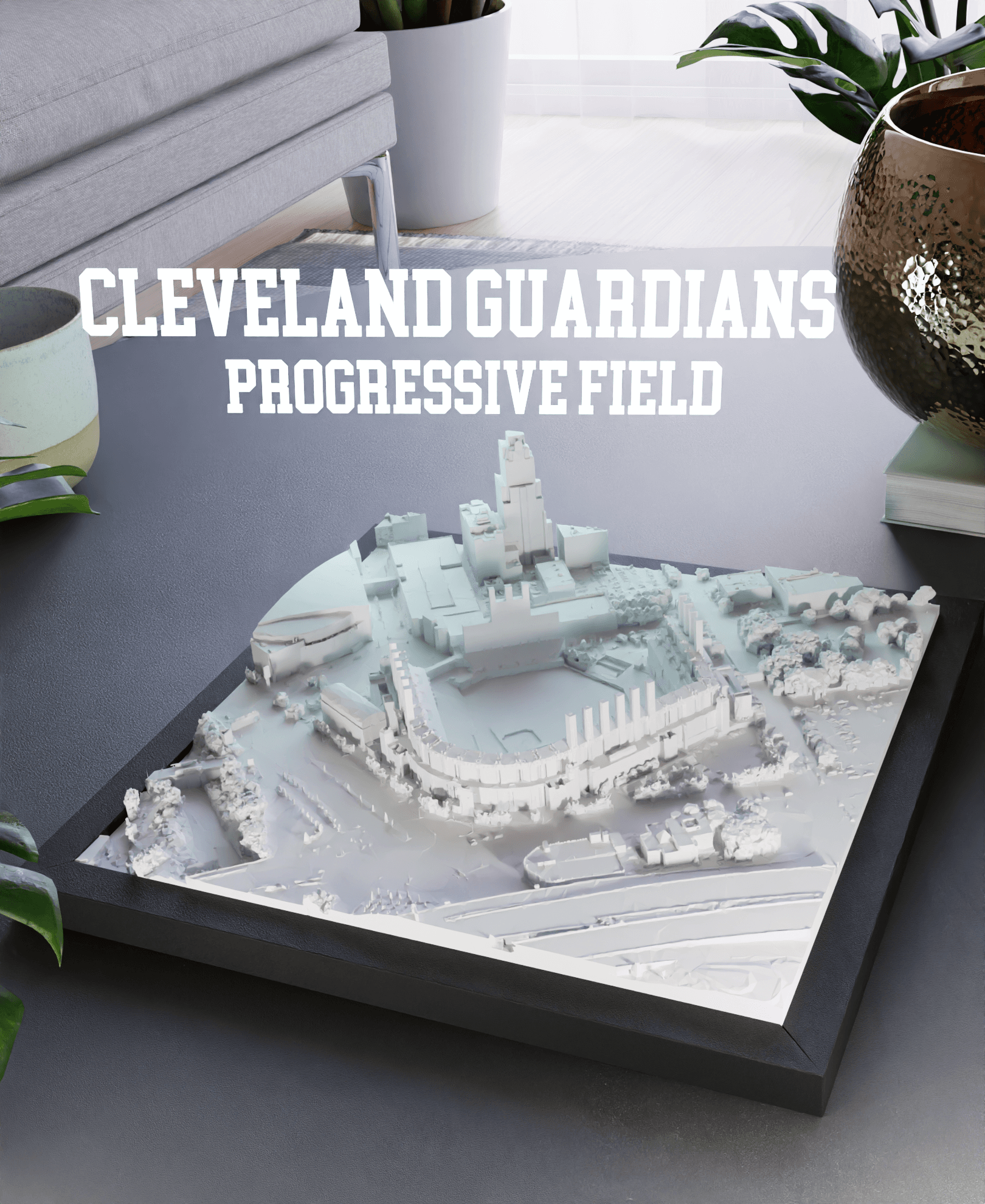 Cleveland Guardians - Progressive Field 3d model