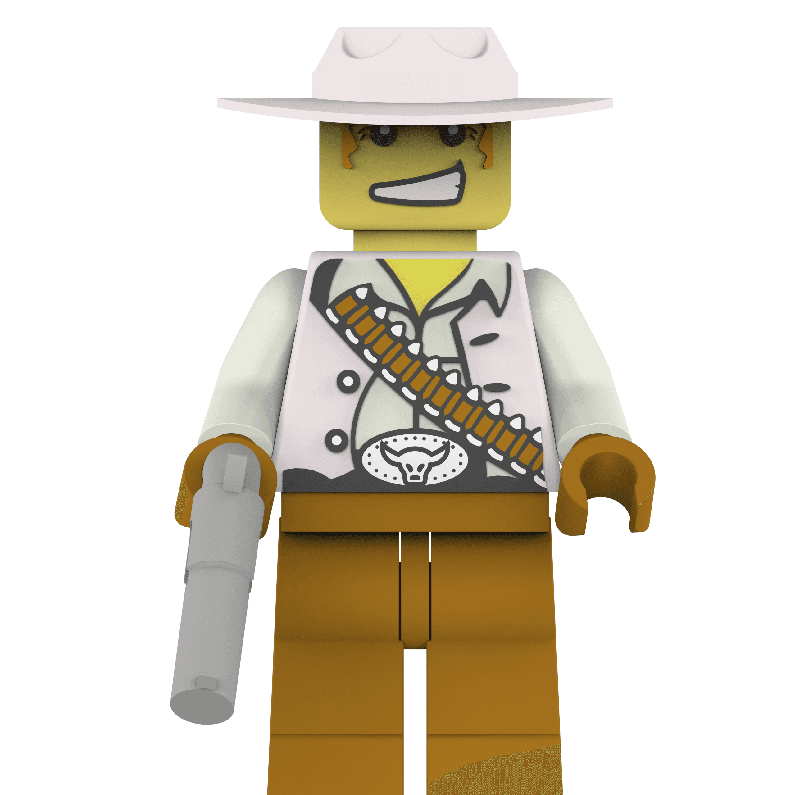 Cowboy Lego 3d model